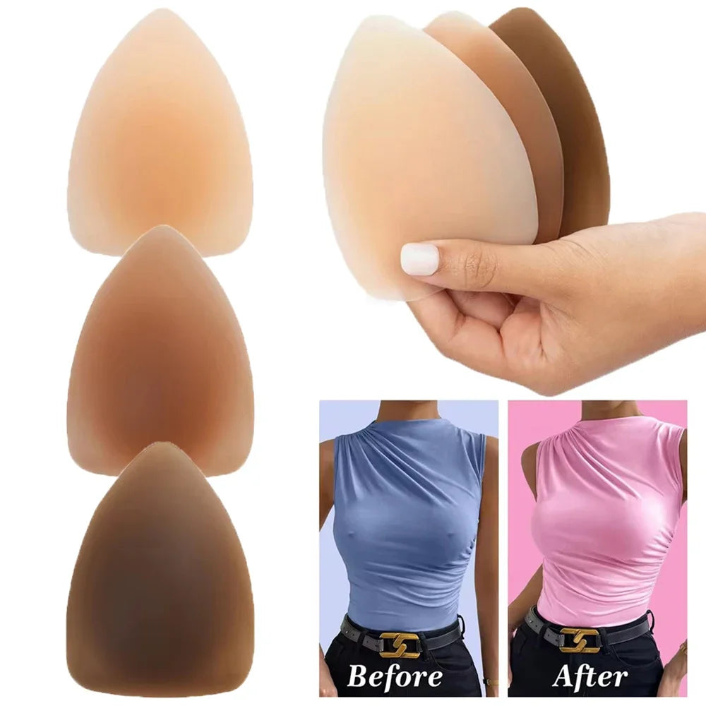 “Triangle Silicone Nipple Covers – Invisible & Reusable”