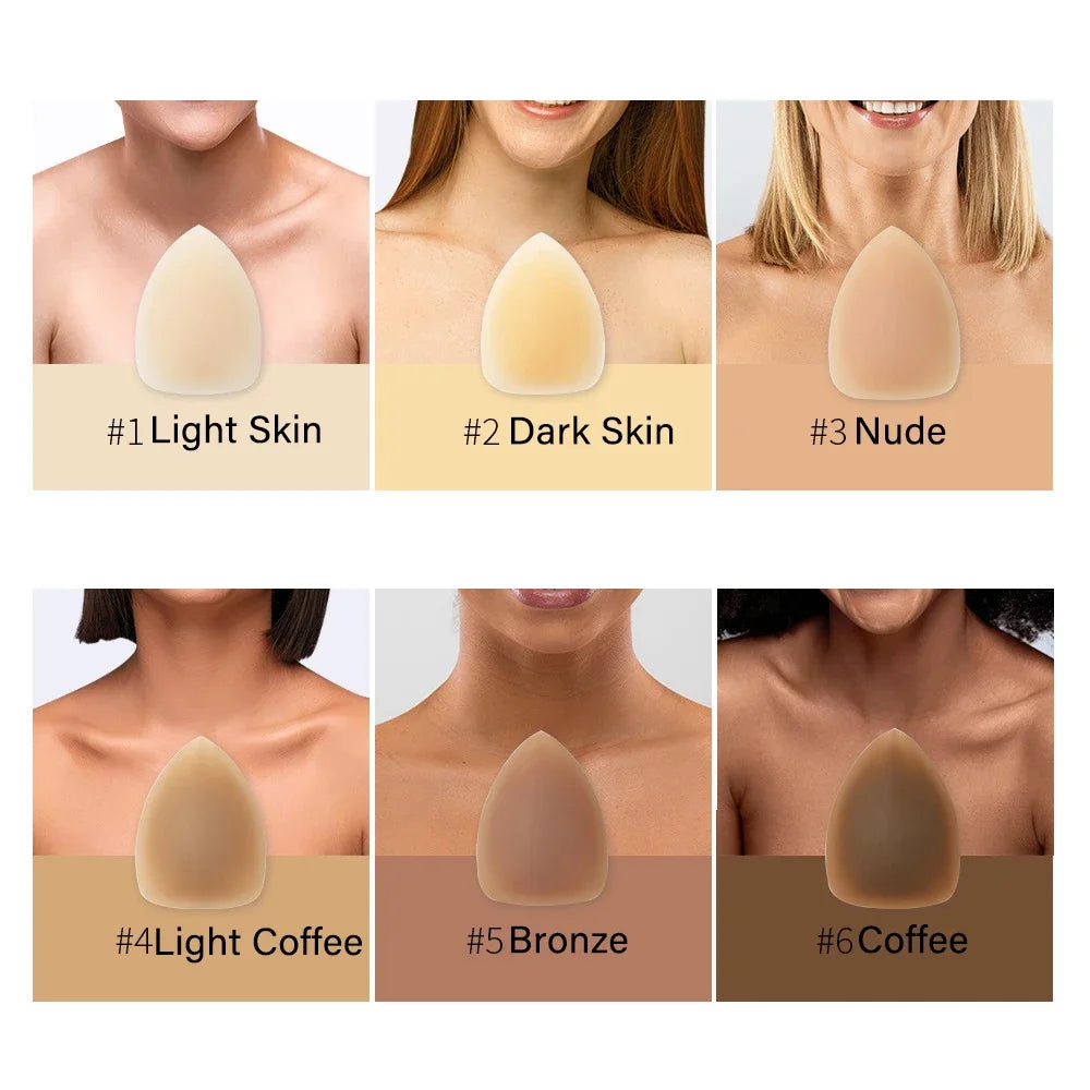 “Triangle Silicone Nipple Covers – Invisible & Reusable”