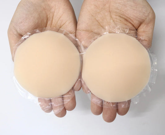 Seamless Nipple Cover Adhesive Silicone Breast Pasties Women Sticky Invisible Stick-On Bra Boob Tape for All Skin Tones