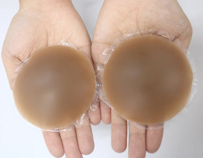 Seamless Nipple Cover Adhesive Silicone Breast Pasties Women Sticky Invisible Stick-On Bra Boob Tape for All Skin Tones
